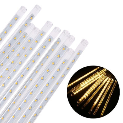 

300MM 10 Tubes 300 LEDs Meteor Shower Lights Falling Rain Drop Lights IP65 Water-resistant Cascading Lights for Holiday Party Wedd