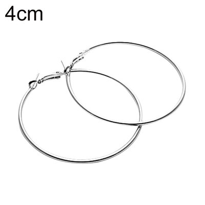 

1Pair Women Big Circle Charm Statement Hoop Earrings Evening Party Jewelry Gift