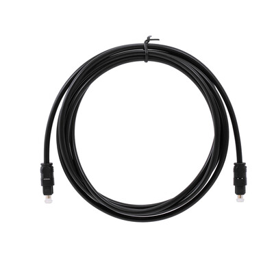 

OD40 Digital Optical Audio Cable Gold-plated Toslink Cable Digital Optical Fiber Square Interface 3m984ft Black