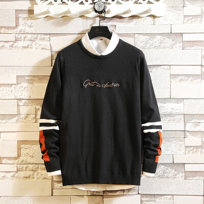 

Toponeto Mens New Autumn Winter Casual Long Sleeve Knitting Sweaters Tops Blouse