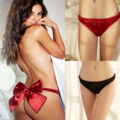 

Womens&39 Bow-Tie Knickers Underwear Panties Sexy Bikinis Thong G-String Lingerie