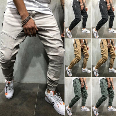 

Mens Sport Gym Pants Slim Fit Running Joggers Casual Long Trousers Sweatpants