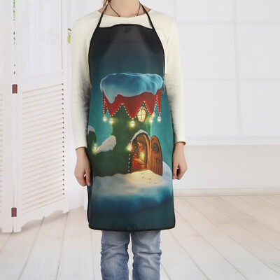 

Toponeto Christmas Decoration Waterproof Apron Christmas Dinner Party Apron