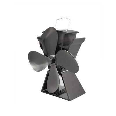 

4 Blades Thermal Energy Burner Fan Heat Driven Circulatin Eco Warm Winter
