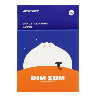 

JOY Dim Sum Planet Stand Sticky Notes Orange