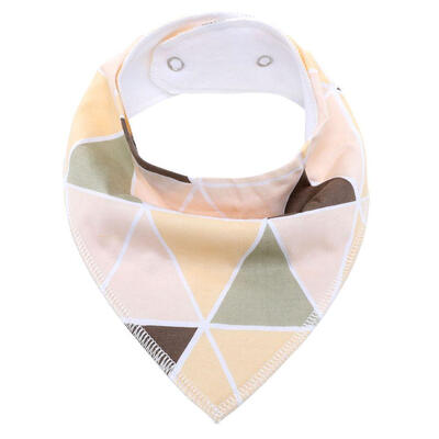 

Adjustable Reusable Baby Burp Cloth Washable Cartoon Triangle Bibs Towel