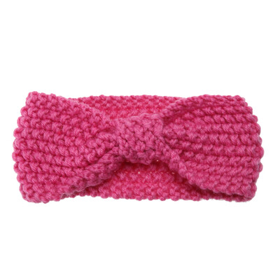 

Kids Baby Infants Warm Wool Knit Headband Turban Stretch Knot Hairband