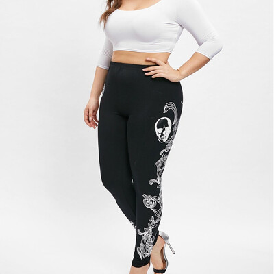 

Fashion Women Plus Size Print Slim Leggings Pants Ladies Sexy Clubwear Trousers