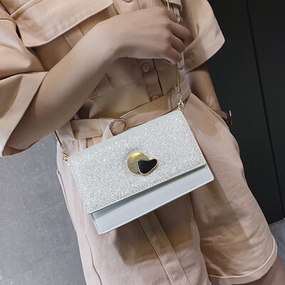 

Net red small black bag texture chain bag female bag new 2019 French small crowd bag wild ins super fire crossbody bag