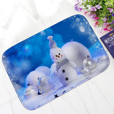 

Toponeto Christmas HD Printed Non-Slip Bath Mat Absorbent Home Decor