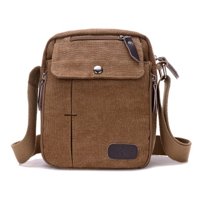 

Small Messenger Bag Canvas Bag Shoulder Bag Men Outdoor Travel Bag High Quality