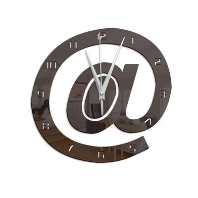 

Gobestart 3D Creative Acrylic Mirror Wall Clock Home Decoration Wall Clock