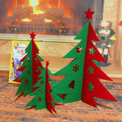 

Gobestart Christmas Decorations Non-Woven Hollow Christmas Tree Hotel Mall Decoration