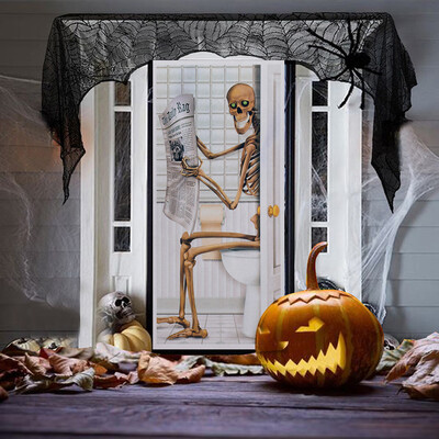 

〖Follure〗Skeleton View Door Mural Stickers Self Adhesive Peel&Stick Wall Wallpaper