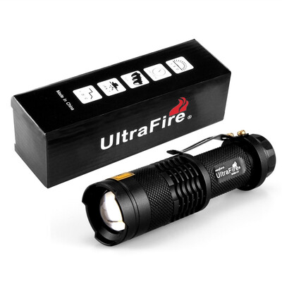 

UltraFire SK68-UV 365NM 1 Mode Purple Waterproof Telescopic Focusing Flashlight