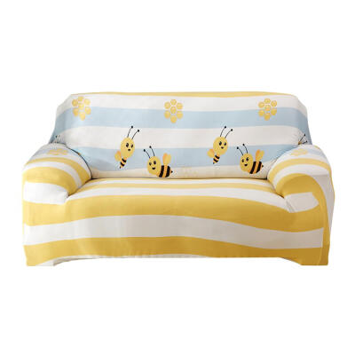 

Bees Printed Stretchable Tight Couch Wrap Elastic Slipcovers Sofa Cover