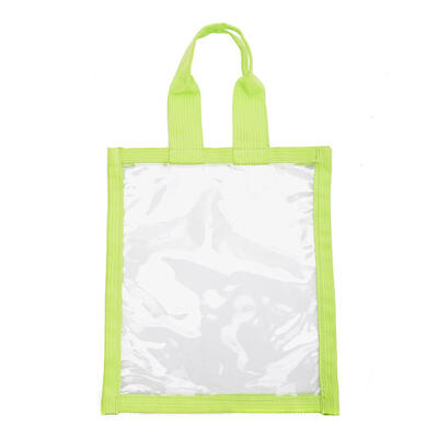 

Transparent Nylon Shopping Totes Women Shoulder Handbags PVC Top-handle Bag