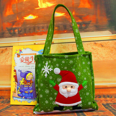 

Tailored Christmas Embroidered Gift Bag Decorative Gift Bag For Candy Gift Bag