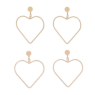 

Summer Sweet Alloy Heart Dangle Drop Earrings