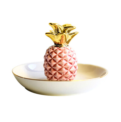 

〖Follure〗Gold-plated jewelry plate home decoration plate ring jewelry storage plate