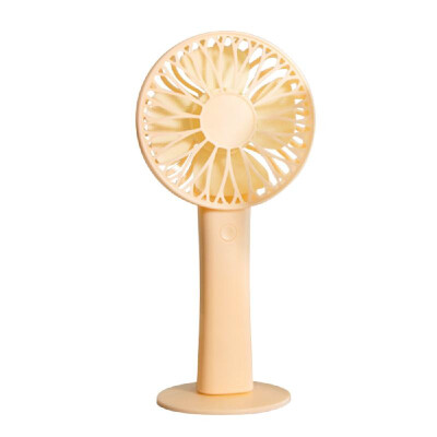 

Mini Rechargeable USB Fan Portable Handheld Fan 3-Speed Adjustable Cooling Fan Snowflake Portable Fan Battery Not Included - Orang