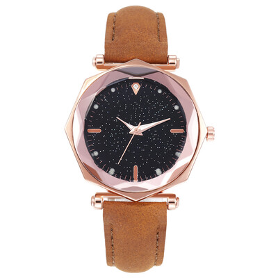 

Gypsophila luminous dial ladies fashion octagonal watch simple belt quartz student watch