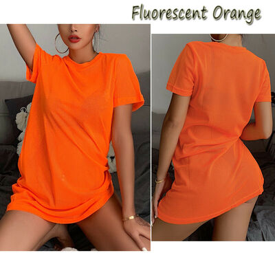 

Womens Sexy Fishnet Mesh Sheer Bikini Cover Up Swimwear Swim Bathing Suit Summer Beach Mini Dress