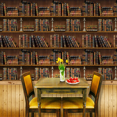 

〖Follure〗3D Bookshelf PVC Sticker Wall Stickers Wallpaper Living Room Decoration