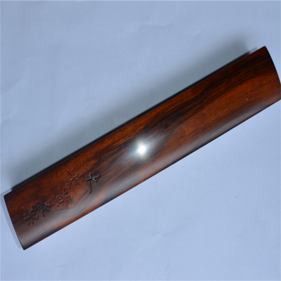 

Qisimu Gobernante palo de rosa palo de rosa seda dorada artesanía de Su Zuo 5729