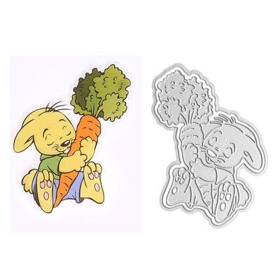 

Cutting Die Stencil Scrapbooking Rabbit Stamp Paper Card Embossing Craft
