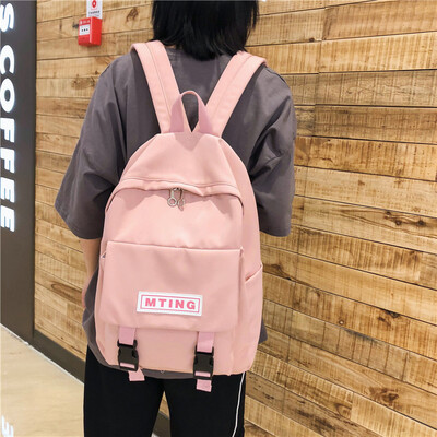 

Bf ancient sense girl schoolbag female Korean version ulzzang high school double shoulder backpack student ins campus department