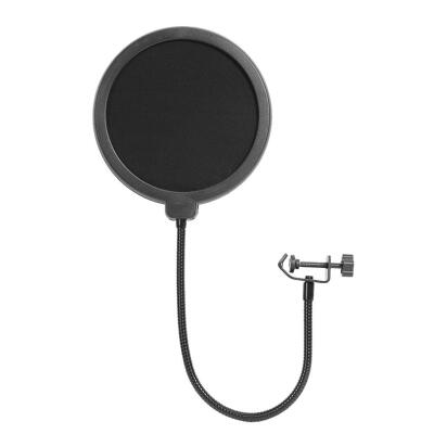 

Recording Studio Microphone Mic Wind Screen Filter Mask Shield wStand Clip