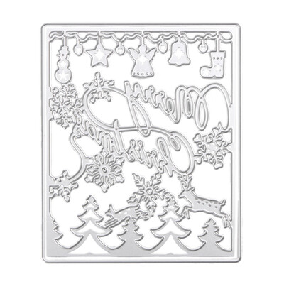 

Merry Christmas Cutting Dies Stencil For DIY Scrapbook Album Paper Card