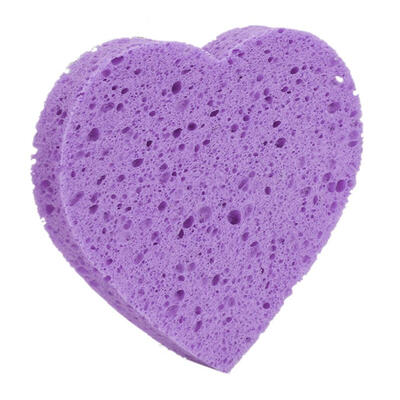 

Heart Shaped Wood Pulp Cotton Face Wash Cleansing Sponge Soft Cosmetic Puff