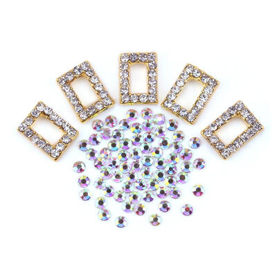 

105pcs 3D Glitter DIY Nail Art Rhinestones Decorations Fashion Nails Tool
