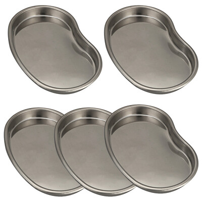 

〖Follure〗5PC Stainless steel flat trays for medical tattoo supply piercing prepare