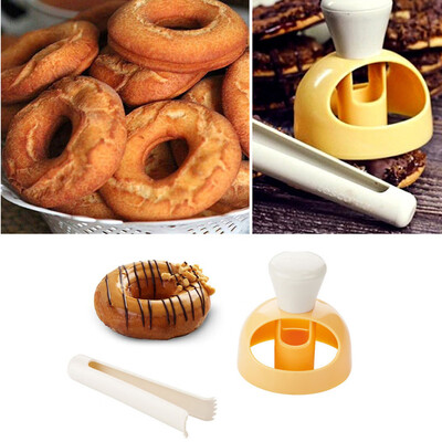 

Siaonvr Mold Fondant Cake Plastic Bakery Doughnut DIY Fried Donut Maker Cutter