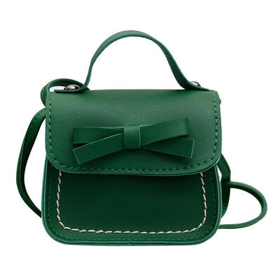

Kids Girls Cute Bowknot Handbags PU Leather Shoulder Mini Crossbody Clutch