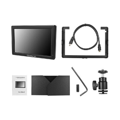 

Feelworld T756 7 Inch IPS Full HD 4K On-Camera Monitor 1920 1200 Resolution Support 4K Signal HD Input Output with Histogram Fo
