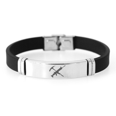 

Fortnite Game Bracelet Men Women Stainless Steel Adjustable Silicone Bracelets