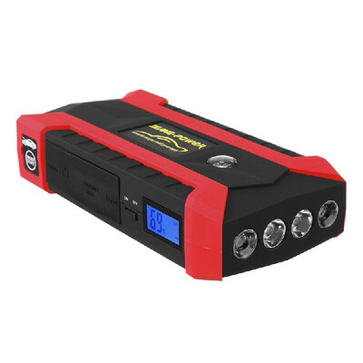 

89800mAh 12V LCD 4 USB Car Jump Starter Pack Booster Charger Battery Power Bank