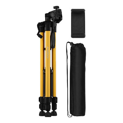 

Andoer Lightweight Photography Tripod Stand Aluminum Alloy 3kg Load Capacity Max Height 135cm53in with Carry Bag Phone Holder fo