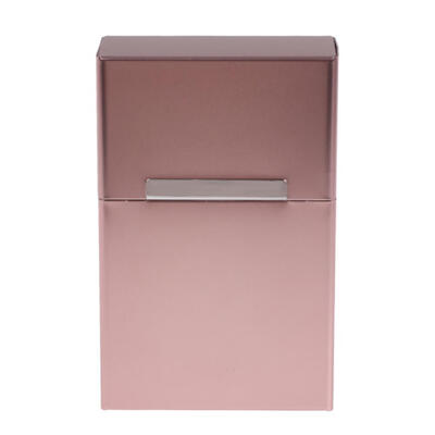 

Aluminum Magnetic Flip Cigarette Case 20 Cigarettes Box Business Card Case