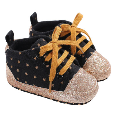 

Toddler Girls Boys up Crib Shoes Prewalker Sneakers
