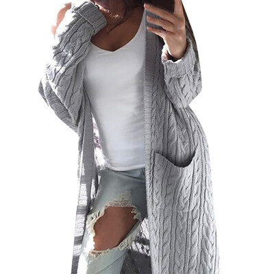 

Toponeto Women Ladies Winter long Sleeve Casual Loose Knitted Sweater Jumper Coat Tops