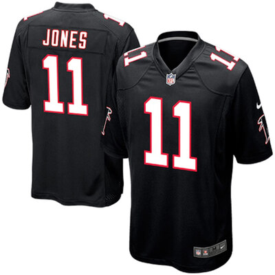 

Youth Football Jersey Atlanta Falcons Julio Jones Black Alternate Game Jersey
