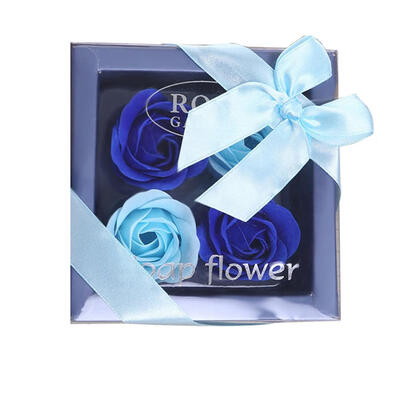 

4pcs Creative Rose Flowers Scented Soap Petal Perfumed Soap Valentine Gift