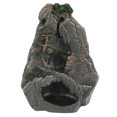 

Greensen Waterfall Mountain Tower Backflow Resin Incense Burner Holder Sandalwood Furnace with 10 Cones