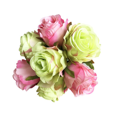 

Toponeto 1Bouquet 7 Heads Artificial Peony Silk Flower Leaf Home Wedding Party Decor