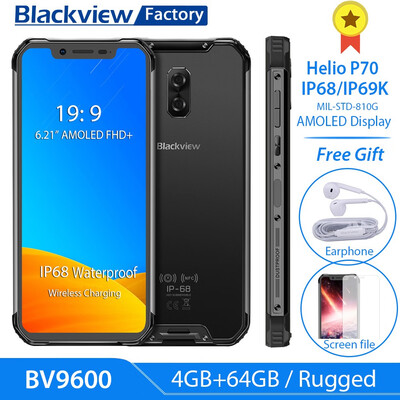 

Blackview BV9600 P70 AI Octa Core IP68 Rugged Smartphone 4GB 64G Android 90 621 FHD AMOLED Global 4G NFC 16MP mobile phone